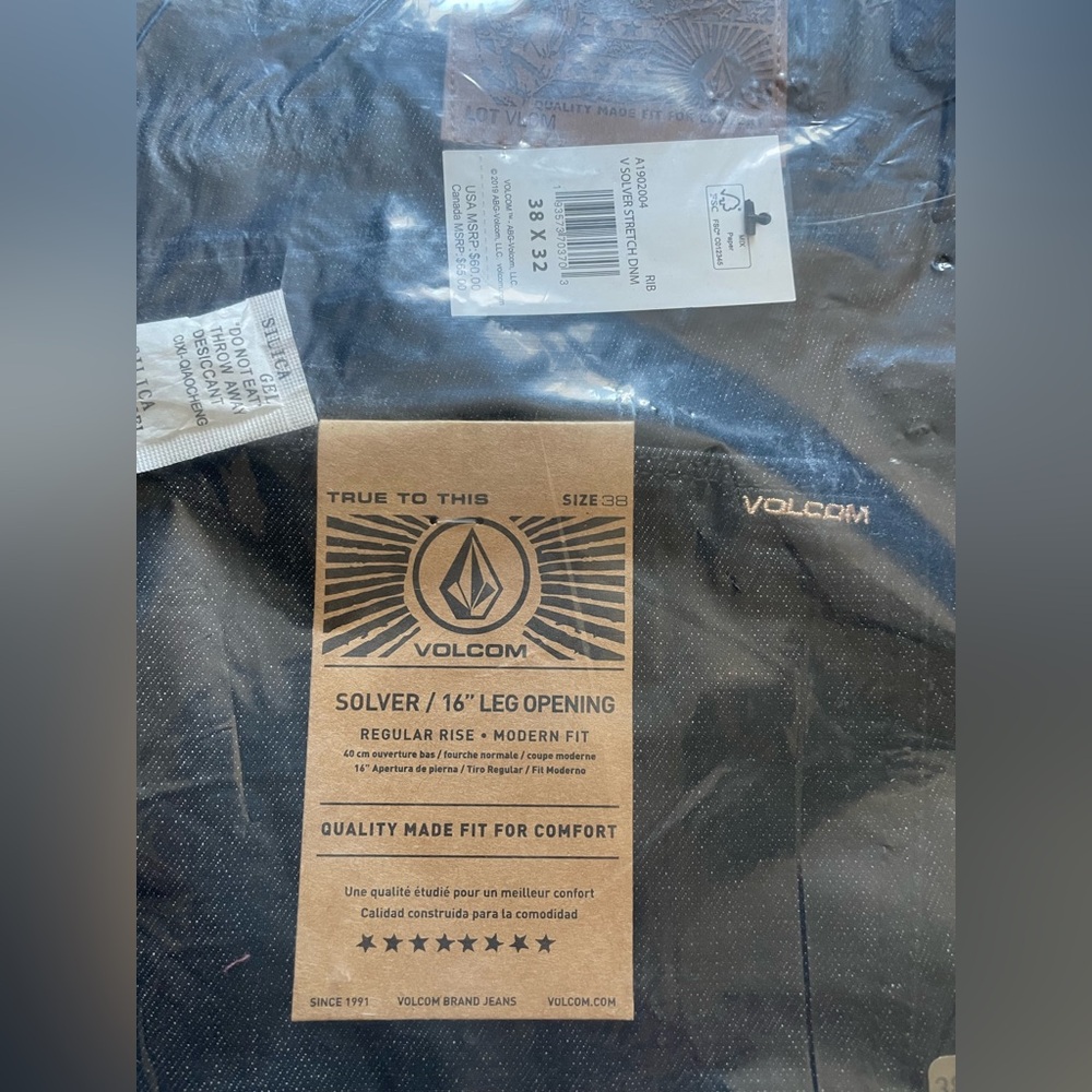 Volcom Solver Modern Fit Denim Jeans - Picture 4 of 8